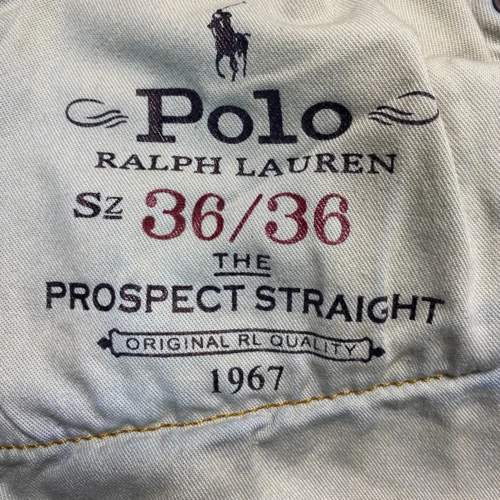 Polo Ralph Lauren Prospect Straight Mens Jeans Dark Wash Denim 36x36 Blue
